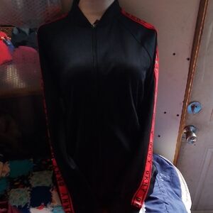Dkny Black Jacket with Red Trim